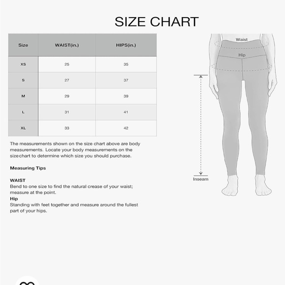 NWT Mipaws 7/8 length high rise leggings. Size XL - Picture 9 of 9